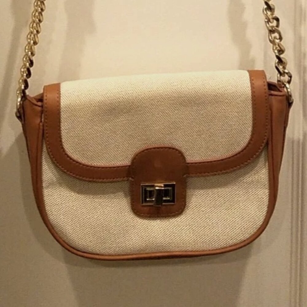 Atelier Royal Paris Beige Linen Crossbody CrossOver Bag